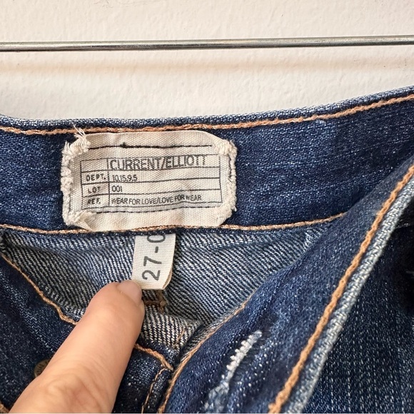 Current/Elliott Anthropologie The Short Sally Denim Skirt in Loved Size 27 - Picture 5 of 7